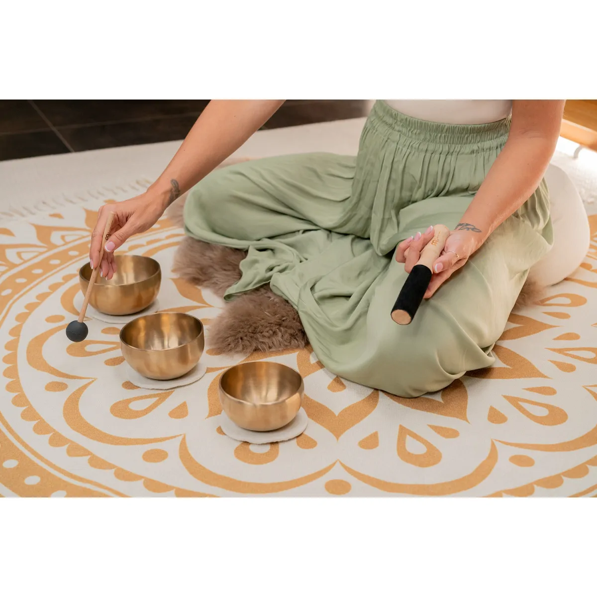 Meinl Sonic Energy MEINL Sonic Energy SB-Y1 Zestaw 3 elementowy  Yoga Nidra - zdjecie 2