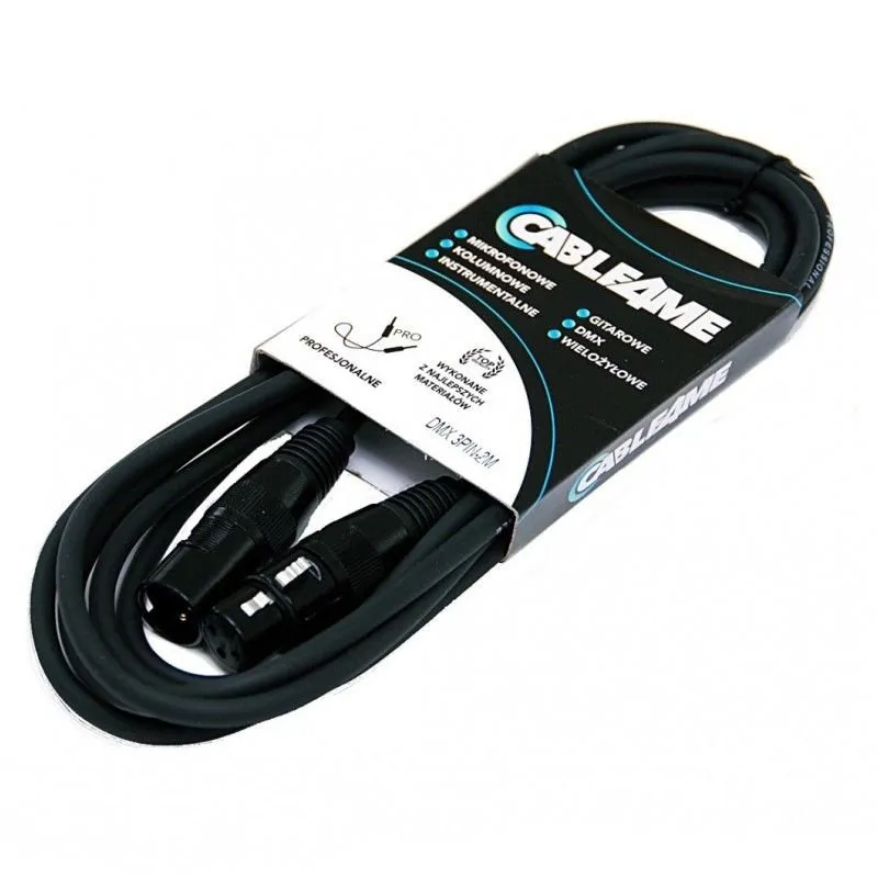 CABLE4ME CABLE4ME przewód kabel DMX 3pin 3m do świateł