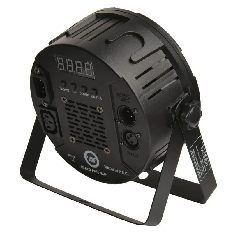 LIGHT4ME LIGHT4ME QUAD PAR 8x10W MKII RGBW LED slim płaski - zdjecie 2