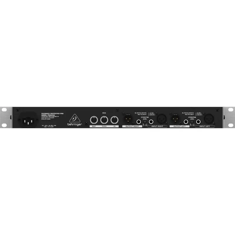 Behringer Behringer FBQ2496 cyfrowy eliminator sprzężeń korektor - zdjecie 3