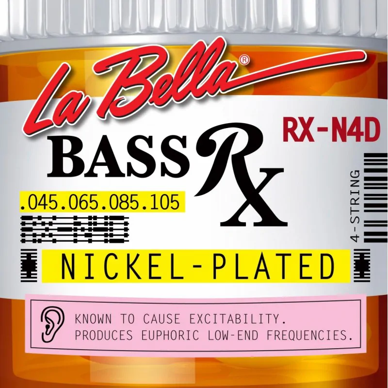 LA BELLA La Bella RX-N4D 45-105 nikiel  struny do basu 4 strunowego - zdjecie 2