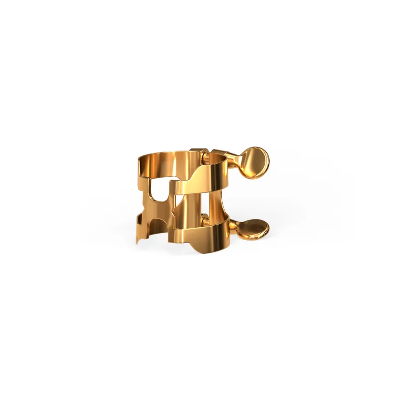 D'ADDARIO D'Addario Rico H-Ligature & Cap Tenor Saxophone Gold ligatura saksofonu tenorowego złota kapturek - zdjecie 2