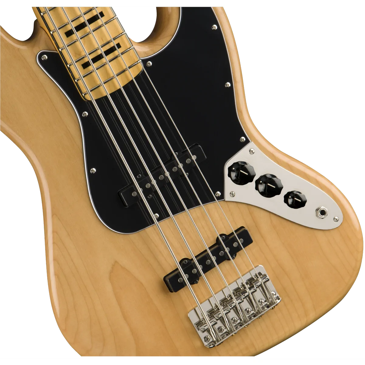 Squier Squier Classic Vibe '70s Jazz Bass V Maple Fingerboard Natural - zdjecie 3