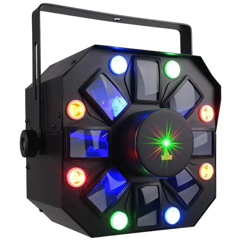 LIGHT4ME LIGHT4ME OCTALED efekt świetlny disco RGBWA flower laser stroboskop