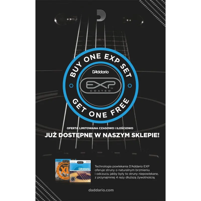 D'ADDARIO D'Addario EXP115 struny elektryczne 11-49 - zdjecie 2