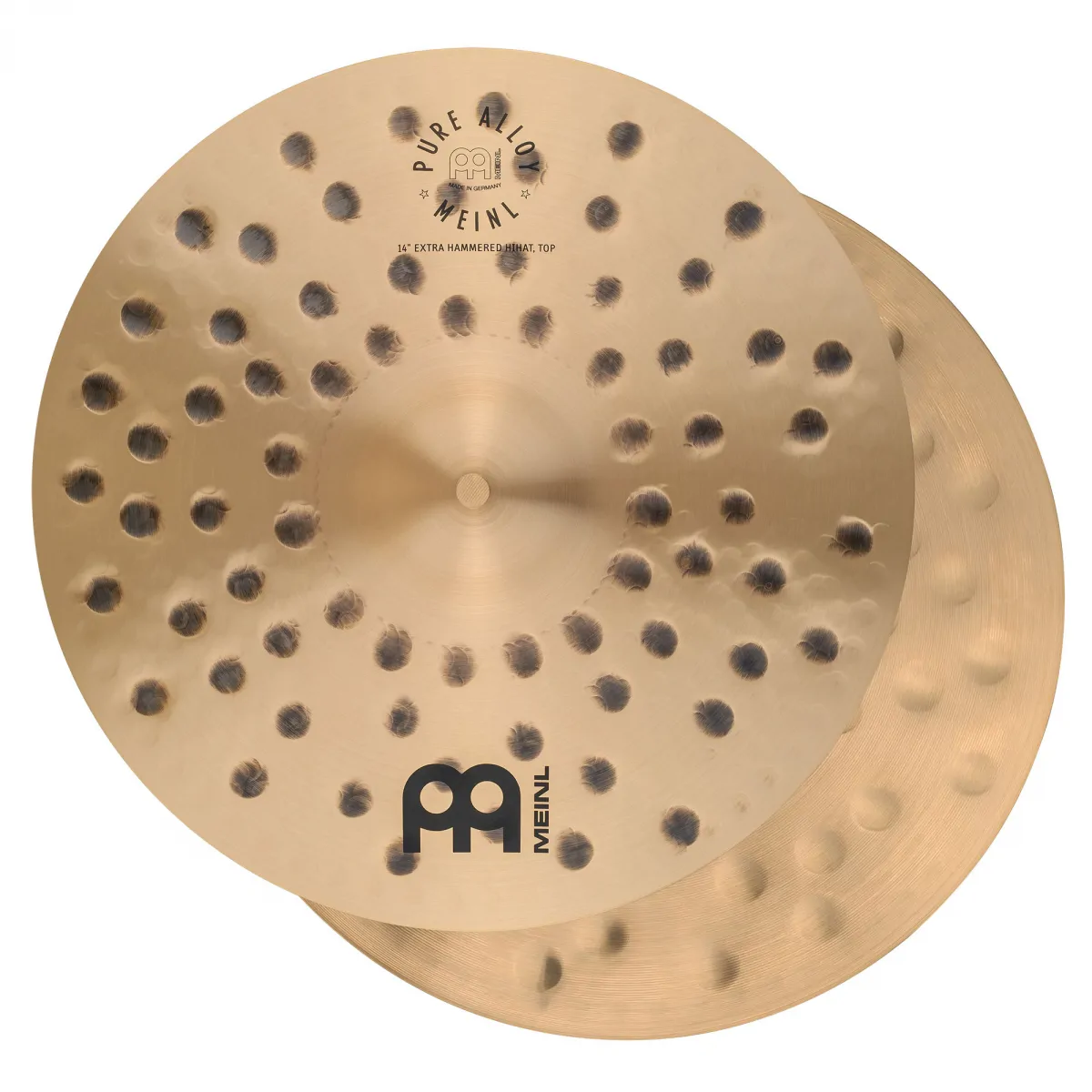 MEINL MEINL Cymbals Pure Alloy Extra Hammered Hihat - 14" PA14EHH