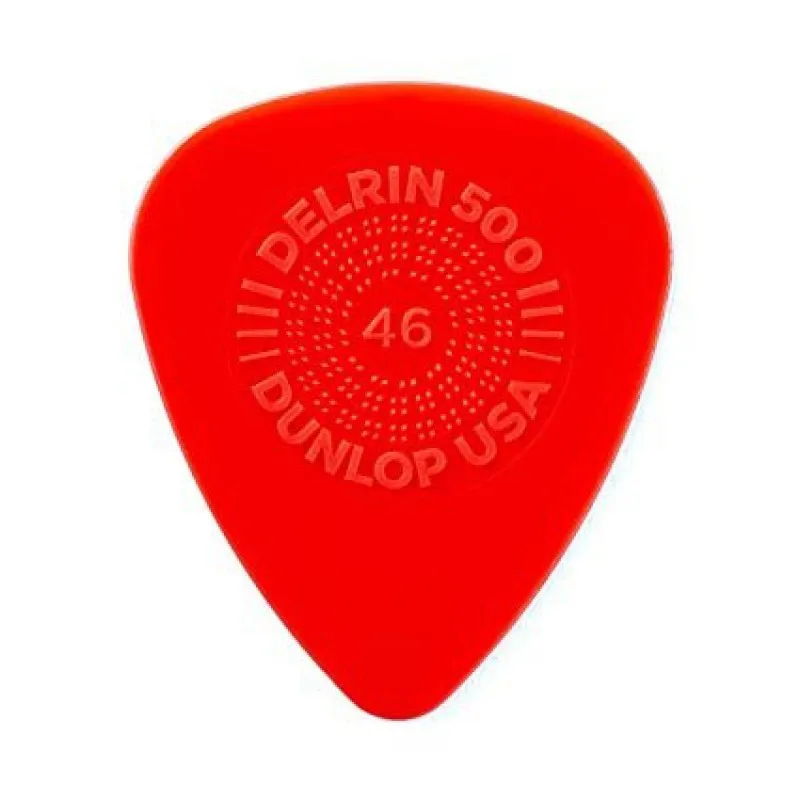 DUNLOP Dunlop 450P.46 kostki Prime Grip Delrin 500 0,46mm czerwone 6szt