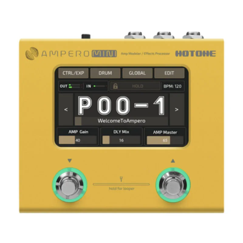 Hotone Hotone Ampero Mini (Marigold) - multiefekt gitarowy