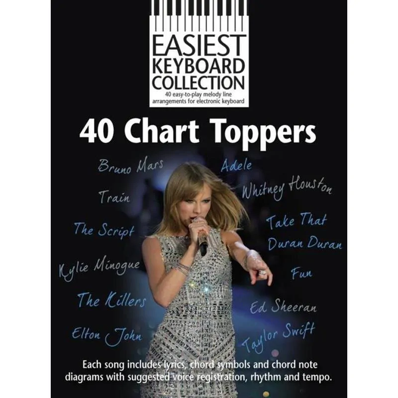 Wise Publications EASIEST KEYBOARD COLLECTION: 40 CHART TOPPERS