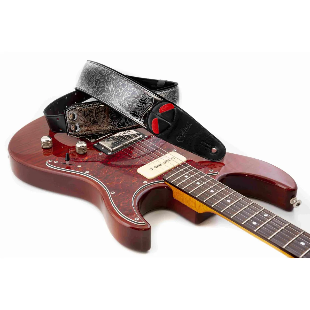 RightOn! Straps RightOn! Revolver Titanium Mojo Pas do gitary - zdjecie 4
