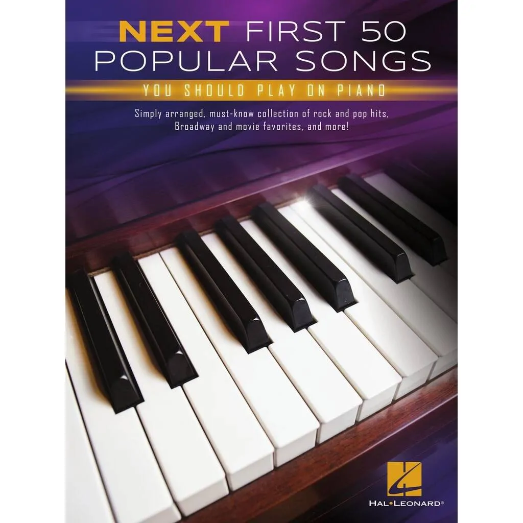 Hal Leonard Hal Leonard Next First 50 Popular Songs You should play on piano