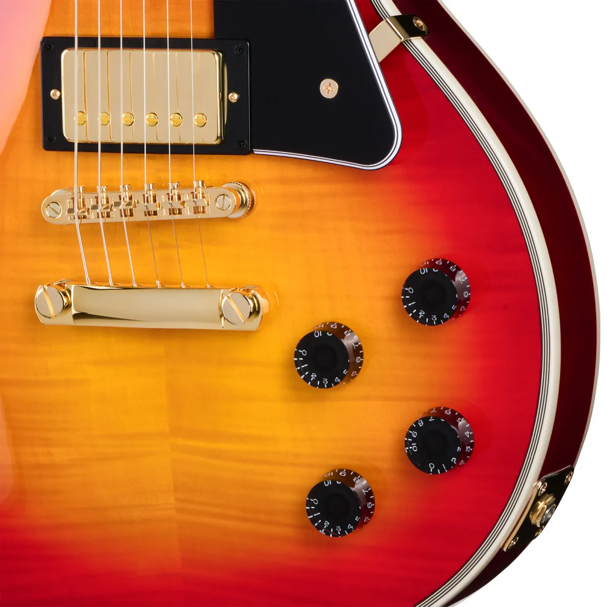 EPIPHONE Epiphone Les Paul Custom Figured Heritage Cherry - zdjecie 6