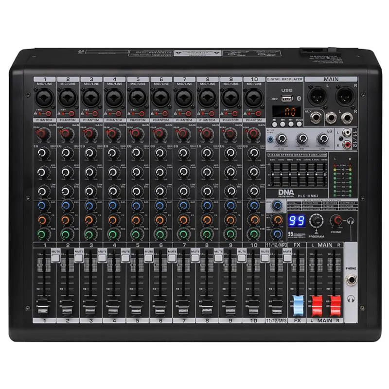 DNA DNA HLC 10 MK2 analogowy mikser dźwięku 10 kanałów