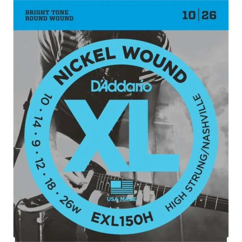D'ADDARIO D'Addario EXL150H 10-26 Nashville struny elektryczne