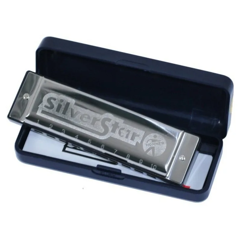 HOHNER Harmonijka ustna Hohner Silver Star - tonacja Bb - zdjecie 2