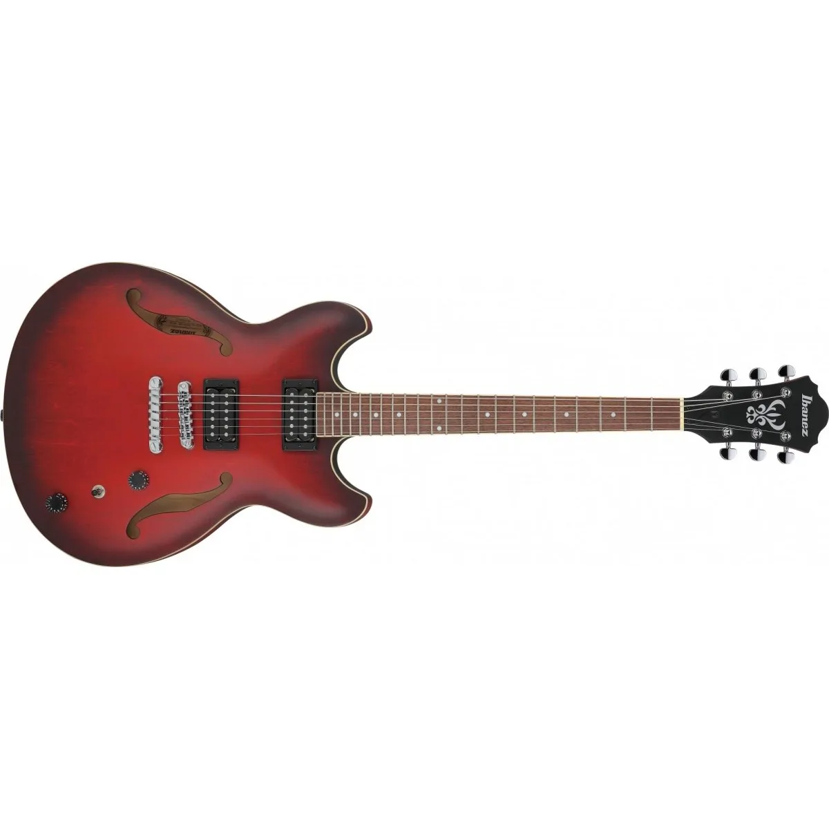 IBANEZ Ibanez AS53-SRF Sunburst Red Flat Artcore Gitara Semi Hollowbody