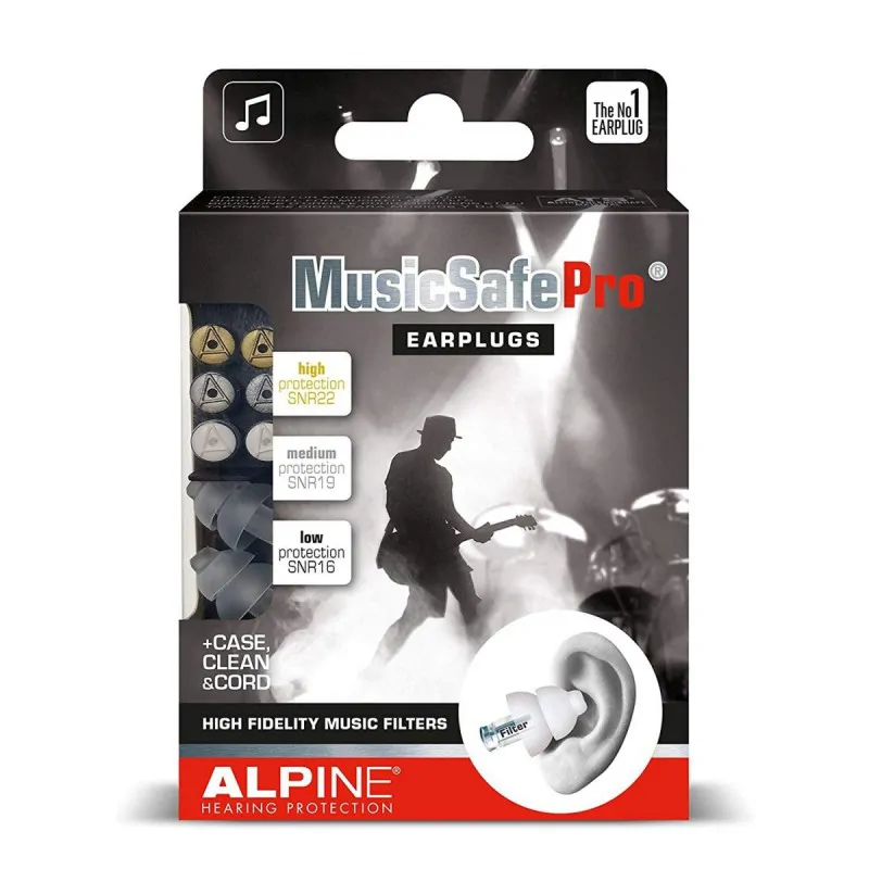 ALPINE ALPINE MUSICSAFE PRO stopery do uszu clear