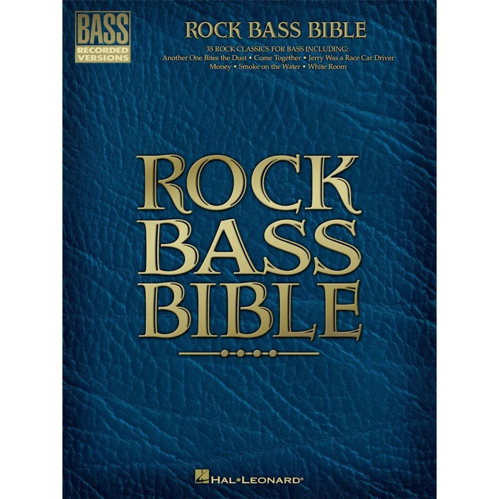 Hal Leonard Rock Bass Bible - Bass Recorded Version