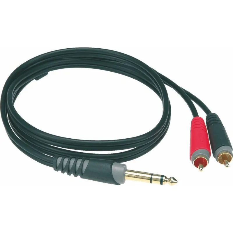 Klotz Klotz AY3-0200 kabel 2m 2x chinch - jack stereo - zdjecie 2