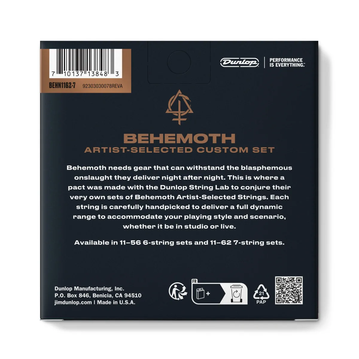DUNLOP Dunlop Behemoth 11-62 7str - zdjecie 2