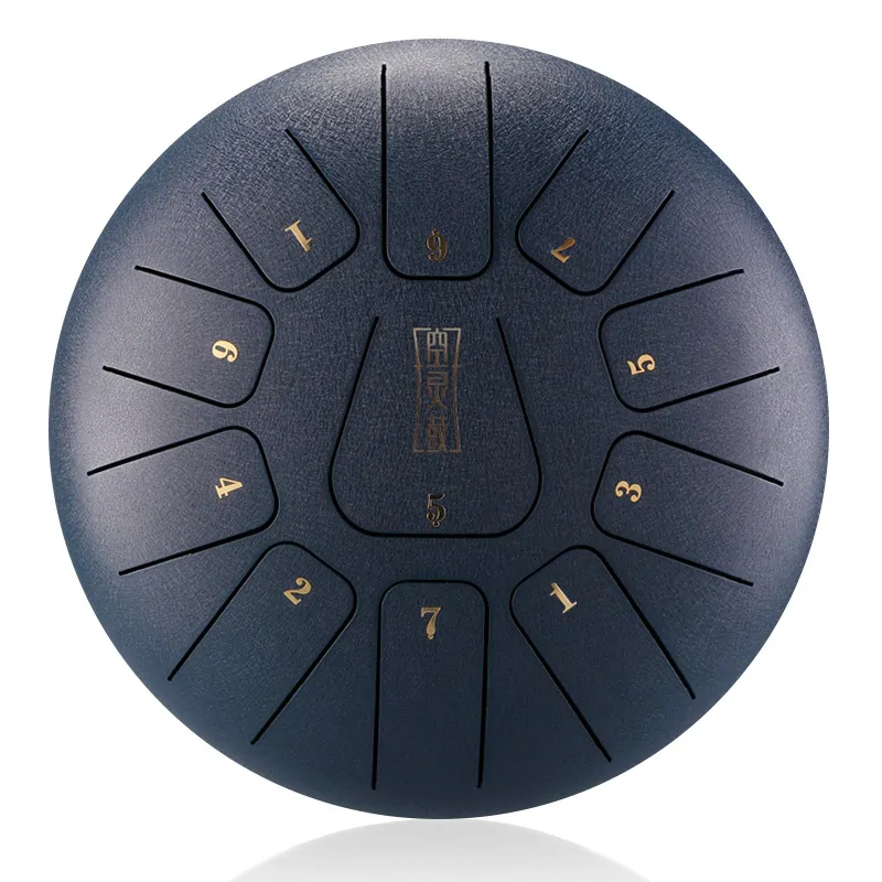 HLURU-WANGYOU Hluru-Wangyou THF11-12 NavyBlue Tongue Drum 11 notes 12"