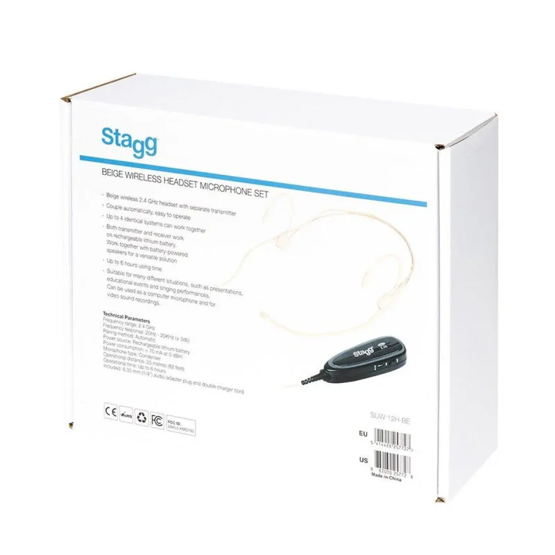 STAGG Stagg SUW 12H-BE - nagłowny system bezprzewodowy - zdjecie 2