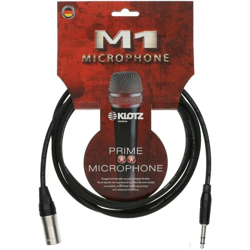 Klotz Klotz M1MS1K0300 kabel mikrofonowy 3m xlr-jack