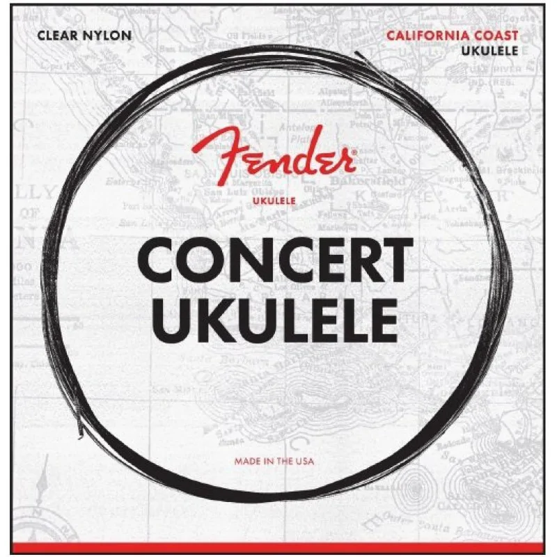 FENDER Fender struny ukulele koncert