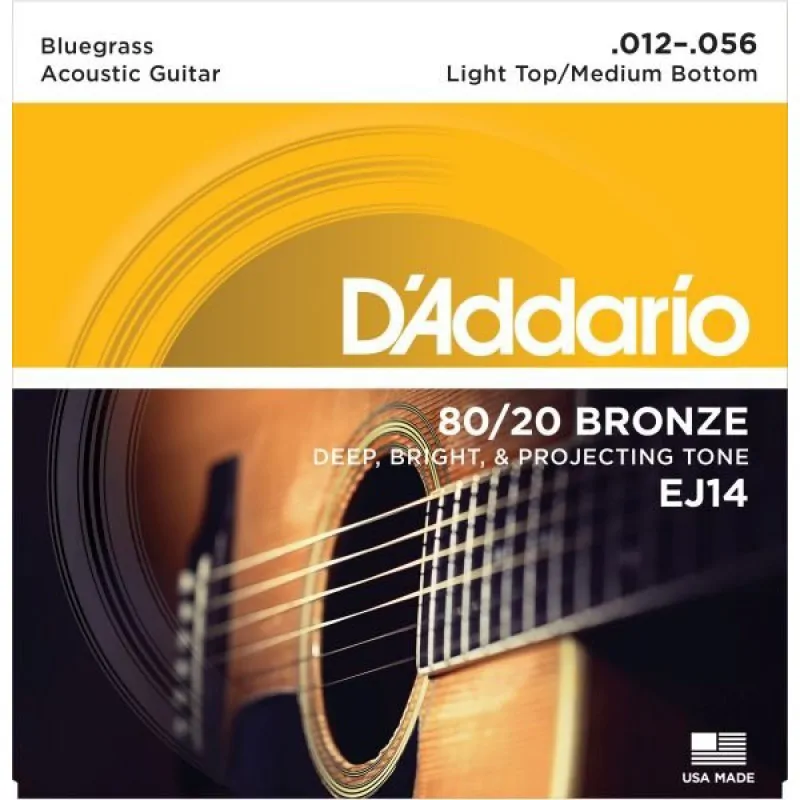 D'ADDARIO D'Addario EJ14 struny do gitary akustycznej Bluegrass 12-56