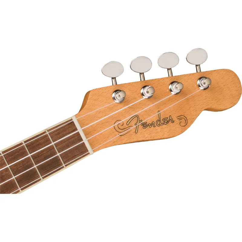 FENDER Fender Fullerton Tele Uke Walnut Fingerboard White Pickguard Lake Placid Blue - zdjecie 4