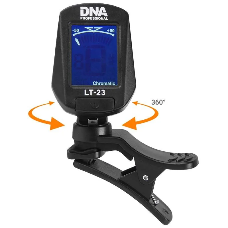DNA DNA LT23 stroik tuner na klips do gitary basu ukulele - zdjecie 2