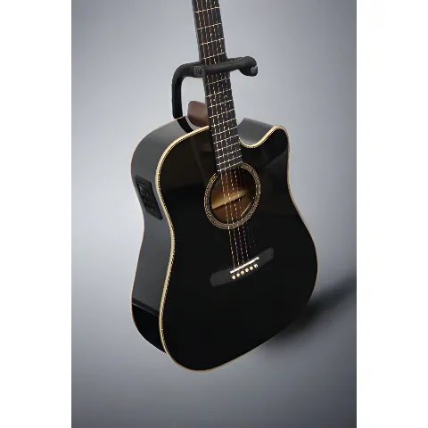 DOWINA Dowina Riesling DCE-BK-S Czarna Gitara Elektro-akustyczna