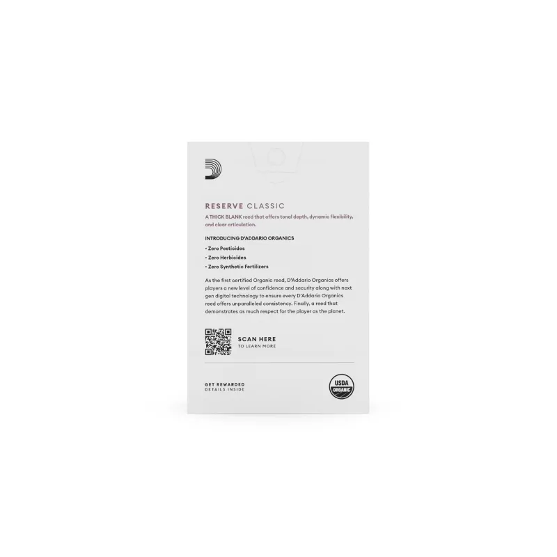 D'ADDARIO D'Addario Organic Reserve Classic Bb 2.0 - zdjecie 4