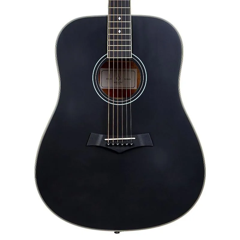 Arrow Arrow Gold D BLK Black gitara akustyczna - zdjecie 2