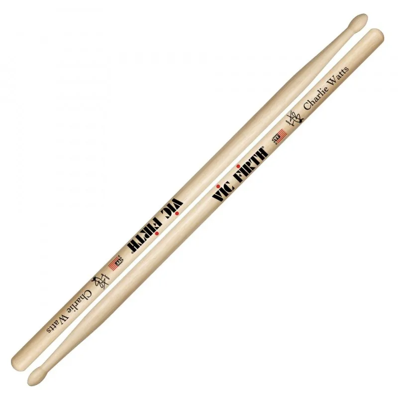 VIC FIRTH Vic Firth SCW Charlie Watts pałki sygnowane - The Rolling Stones - zdjecie 2