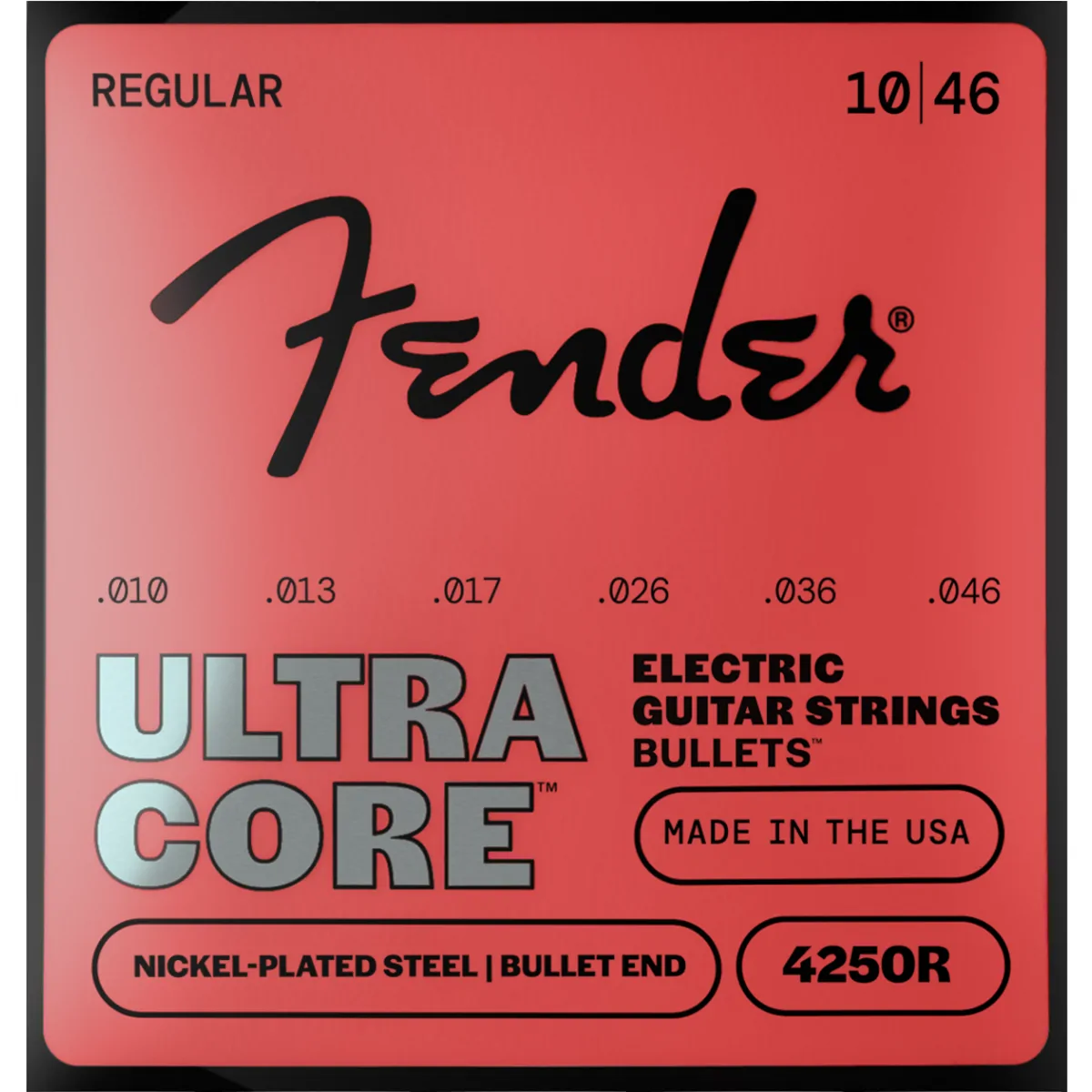 FENDER Fender 4250R Ultracore 10-46 Bullet end Nickel Plated Steel NPS