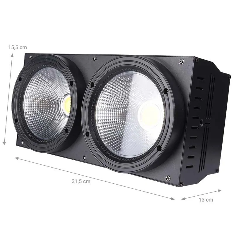 LIGHT4ME LIGHT4ME BLINDER LED 2x100W oświetlacz sceniczny reflektor stroboskop