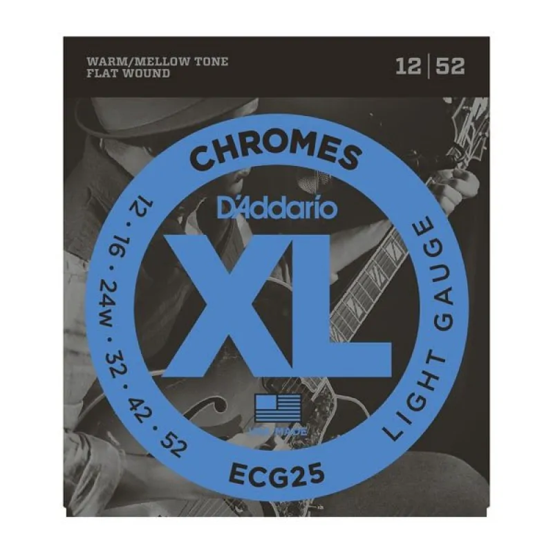 D'ADDARIO D'Addario ECG25 - Chromes 12-52 Szlify