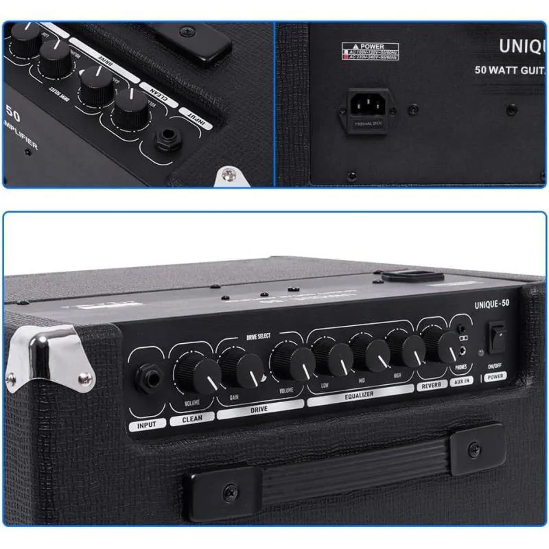  COOLMUSIC Unique-50 Wzmacniacz gitarowy - zdjecie 8