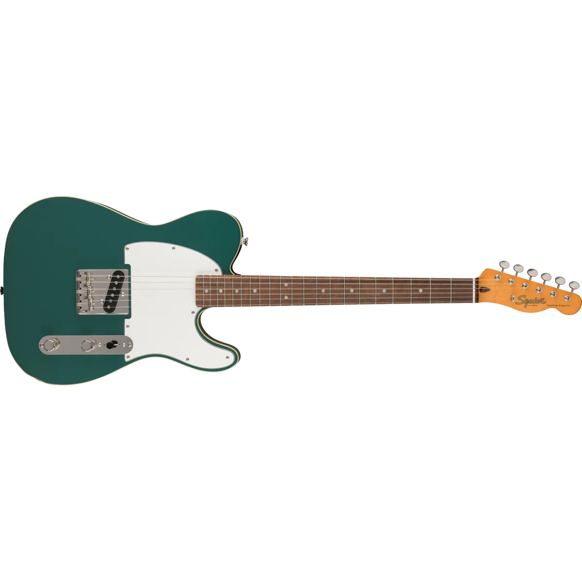 Squier Squier Classic Vibe Custom Esquire Laurel Fingerboard Parchment Pickguard Sherwood Green