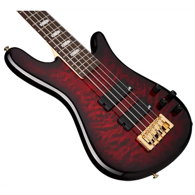 SPECTOR BASSES Spector Icon NS-5 Bolt-On Black Cherry Gloss gitara basowa - zdjecie 3