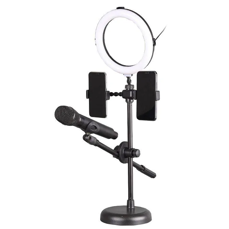 Kaline KA-LINE R-123 Lampa pierścieniowa LED ze statywem - zdjecie 2