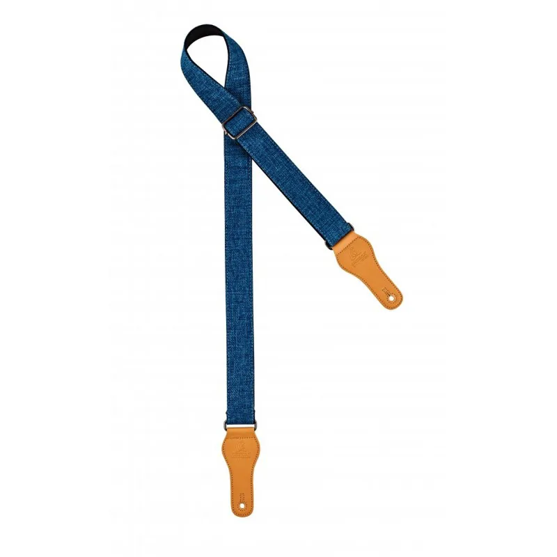 Ortega Ortega OCS-270U Pasek do ukulele, Blue Cotton