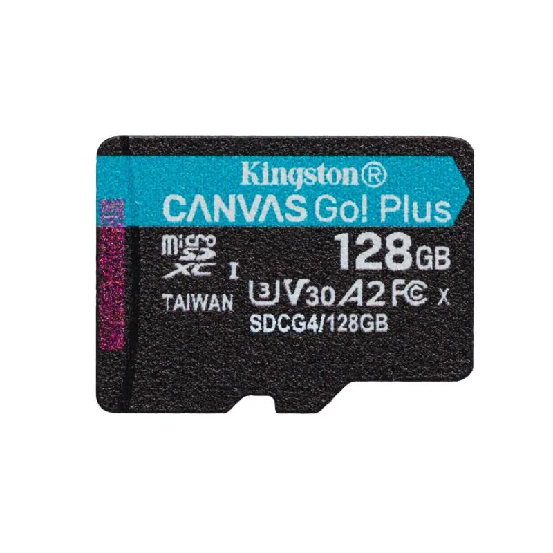 KINGSTON KINGSTON microSDXC Canvas Go Plus 128GB + Adapter - zdjecie 3