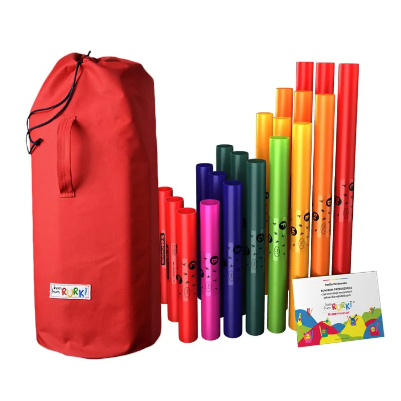 BOOMWHACKERS Bum Bum Rurki - zestaw przedszkolny mały 20 rurek