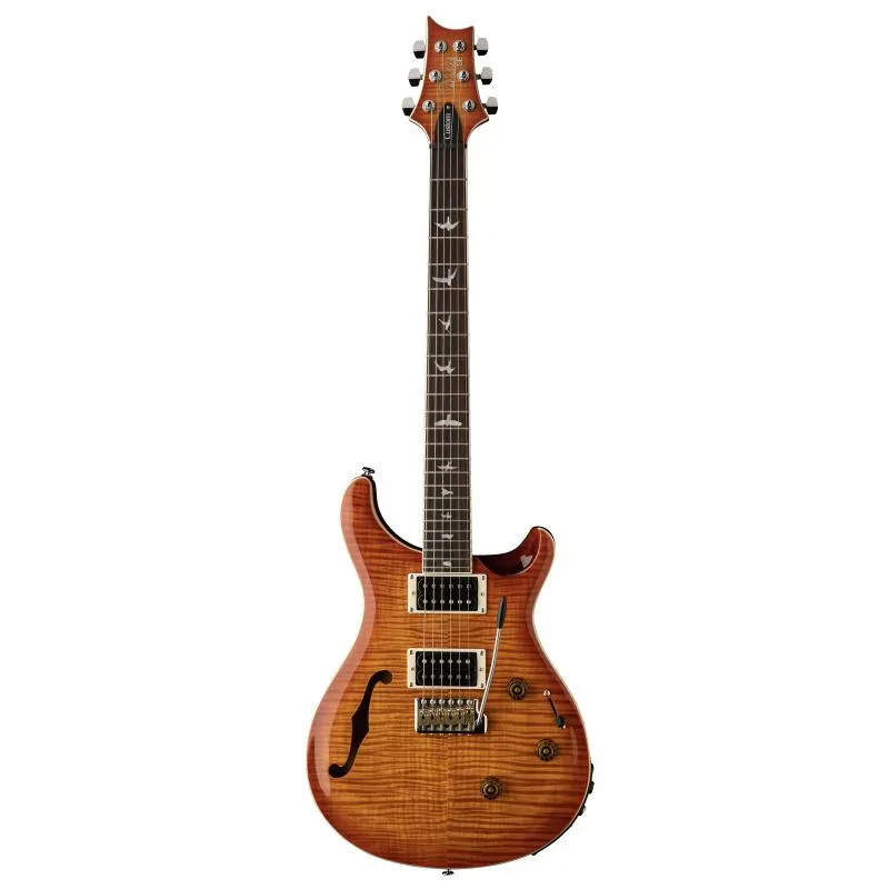 PRS PRS SE Custom 24 Semi Hollow Piezo Vintage Sunburst - gitara elektryczna
