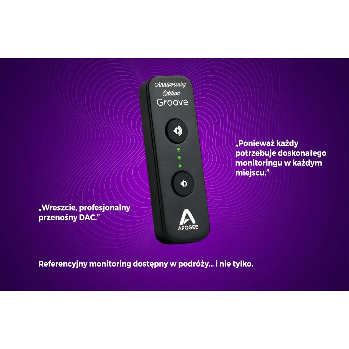Apogee Apogee GROOVE Anniversary Edition - Przetwornik cyfrowo analogowy i przedwzmacniacz słuchawkowy - zdjecie 4