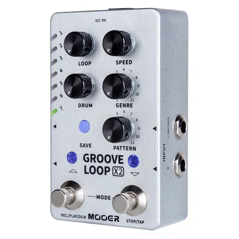 Mooer Mooer Groove Loop X2 Stereo Looper and Drum Machine - zdjecie 2