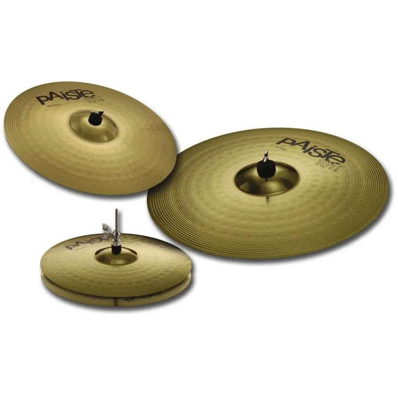PAISTE Paiste 101 Brass zestaw 14'' Hi-Hat 16'' Crash 20'' Ride