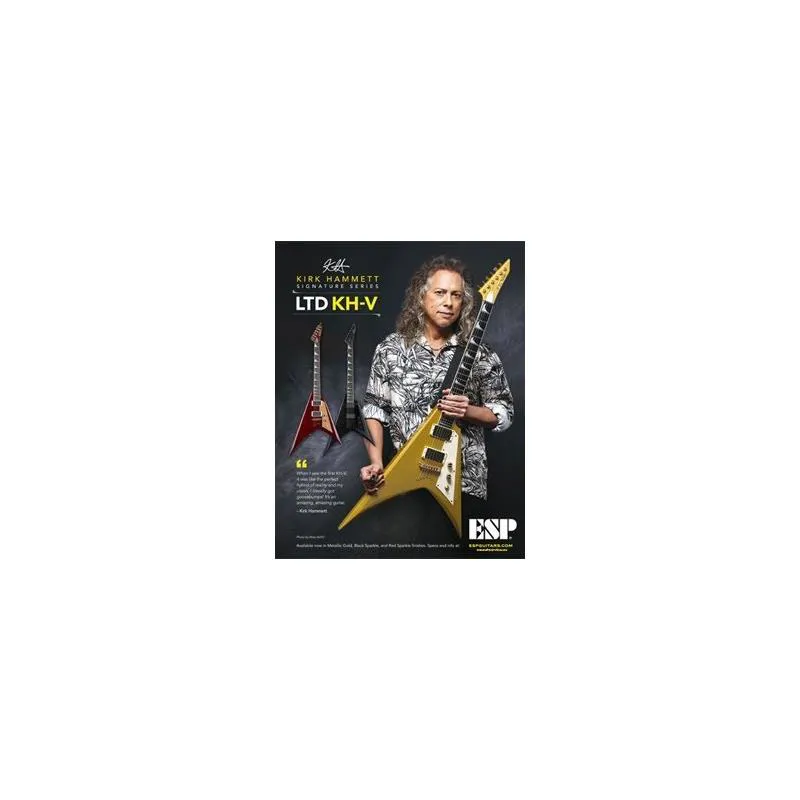 ESP LTD LTD KH-V Red Sparkle Kirk Hammet - zdjecie 2